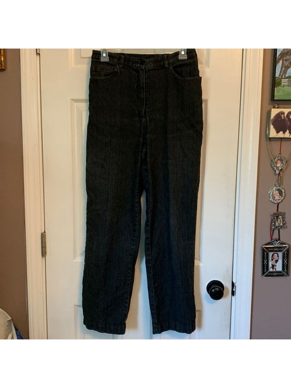 Vintage black Ruby Rd mom jeans size 8